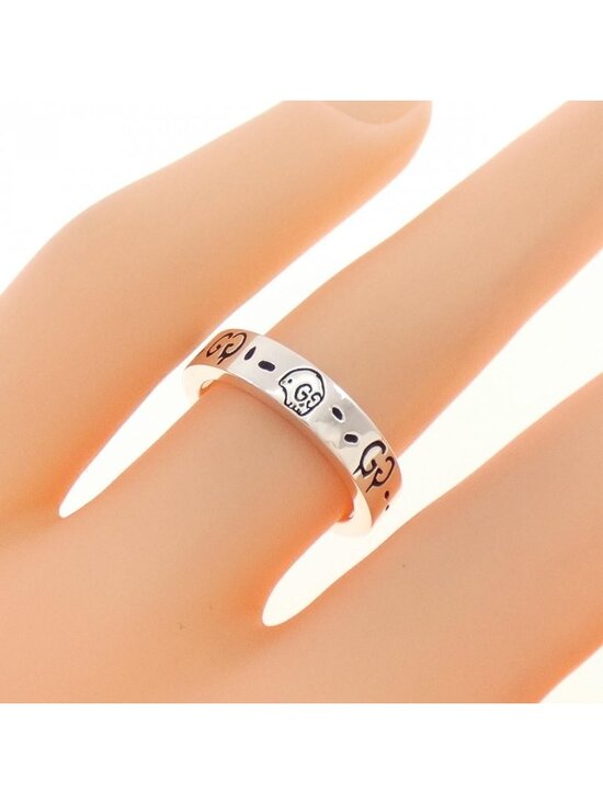 Gucci Men Gucci Ghost Ring Silver